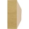 Ekena Millwork 2in. W x 6in. H x 28in. L Crestline Woodgrain TimberThane Rafter Tail, Primed Tan RFTUR02X06X28CRERCPR - alternate 2